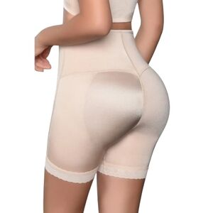 Vedette Women's Shapewear #160 Natasha Mid Thigh Lace Panty Size M/36 Booty Lift